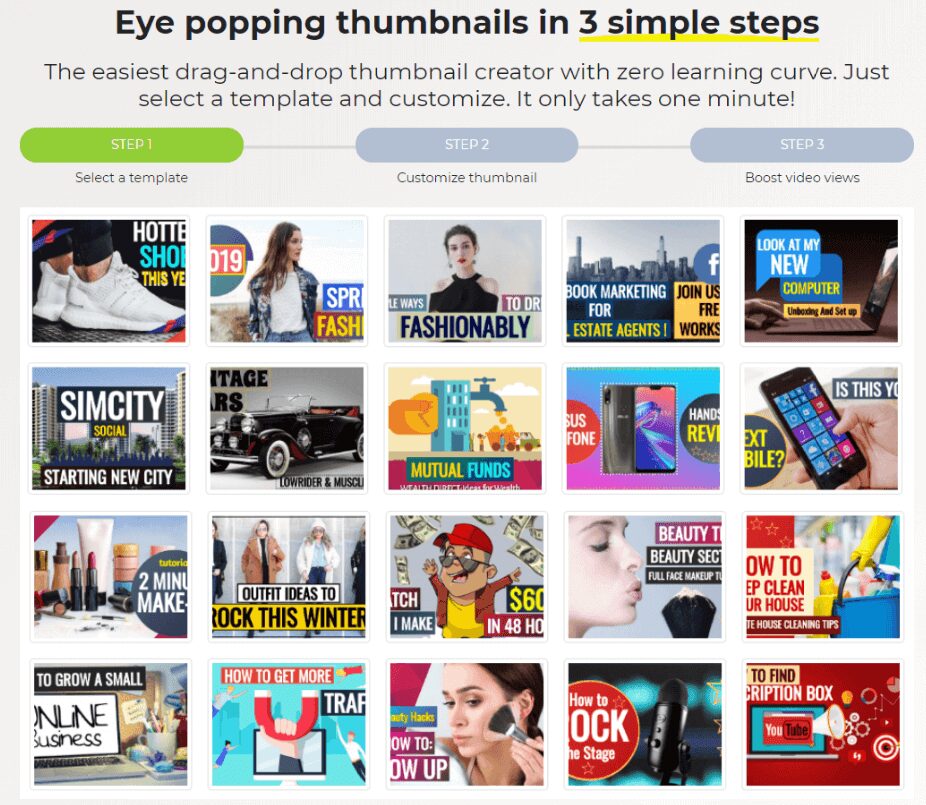 Instathumbs review - eye popping thumbnails in 3 steps