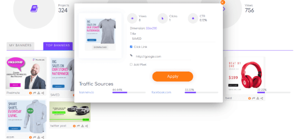 AnimatioX - Detailed analytics